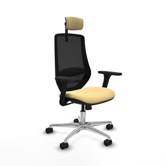 Piqueras y Crespo Piqueras Y Crespo Mardos Silla De Oficina Crema Ergon&oacute;mica