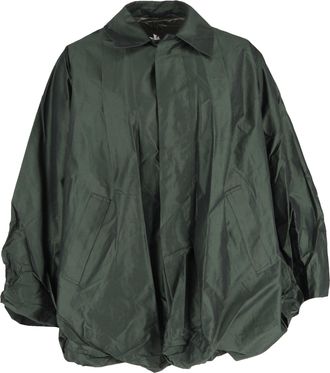 Comme Des Garçons Comme Des Garçons Windbreaker Jacket in Green Polyamide