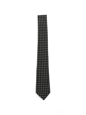 Tom Ford Tie Silk Sti003.S0385 Nwa Black White