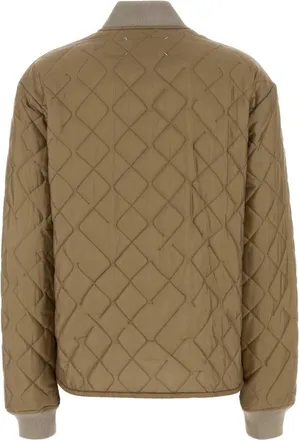 Maison Margiela Womens Jacket Beige Nylon