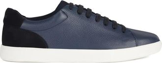 Geox Avola leather panel trainers - Blue