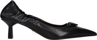 Prada Damess Zwart leren decollet&eacute;