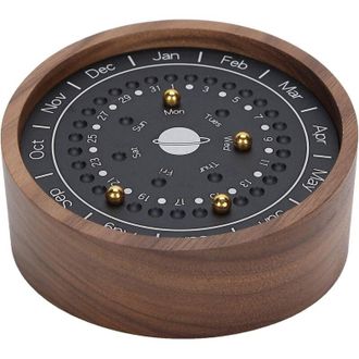 OEM Calendario Planetario Perpetuo De Madera Para Oficina Y Hogar: Un Producto Original, Decorativo, Sostenible Y Atemporal - Crezuo