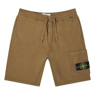 Stone Island Bermuda Cargo Shorts Olive 741564651-V0058