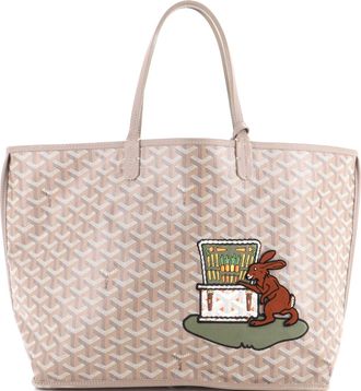 Goyard Anjou Reversible Tote Embroidered Coated Canvas PM
