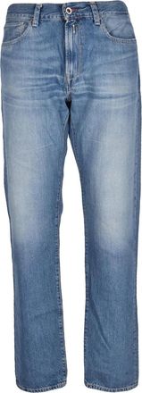 Replay Deep Blue Slim Fit Replay Jeans With Classic Detailing