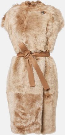 Yves Salomon Giacca reversibile in shearling