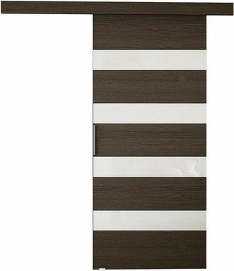 Mirjan24 Mobilier1 - Puerta Corredera Closico 179, Marr&oacute;n + Blanco