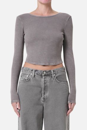 A Gold E Womens Long Sleeve Tee In Owl