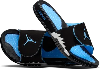 Nike Jordan Mens Jordan Hydro 5 Retro Slides in Black | 555501-004