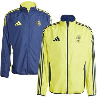 adidas Mens adidas Yellow/Navy Nashville SC 2025 Anthem Reversible Full-Zip Jacket at Nordstrom, Size Xxx-Large