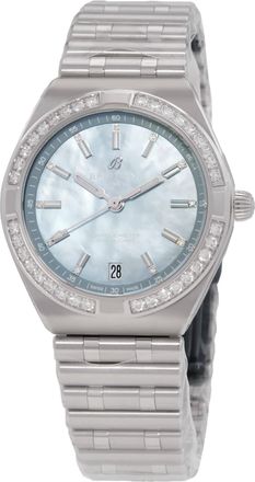 Breitling Chronomat Automatic Diamond Grey Dial Ladies Watch A10320591G1A1