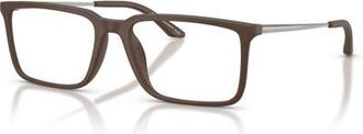 A|X Armani Exchange 54mm Square optical glasses in Brown at Nordstrom