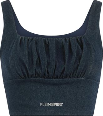 Plein Sport Top Denim Touch Ps