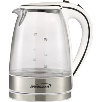 Brentwood Glass Kettle in White at Nordstrom