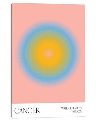 iCanvas Cancer Zodiac Sign By Mambo Art Studio Wall Art