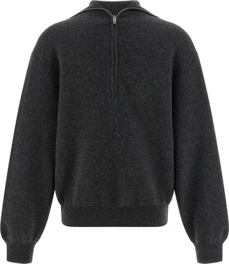 Balenciaga Womens Gray Wool Cardigan Clothing
