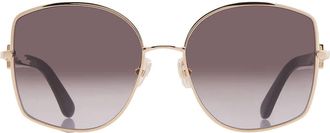 Ferragamo Ferragamo Blue Butterfly Ladies Sunglasses SF304SN 738 58