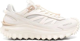 Moncler Heren, Schoenen, Beige, Maat: 41 EU Leer