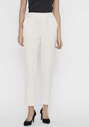 Vero Moda Anzughose VERO MODA VMMAYA MR LOOSE SOLID PANT NOOS, Damen, Gr. XL (42), L&auml;nge 32, beige (birch), Web, Obermaterial: 62% Polyester, 33% Viskose, 5% El