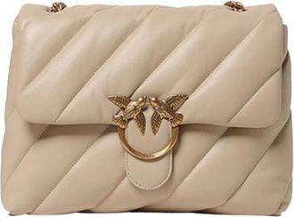 Pinko Mujer, Bolsos, Beige, Talla: ONE Size