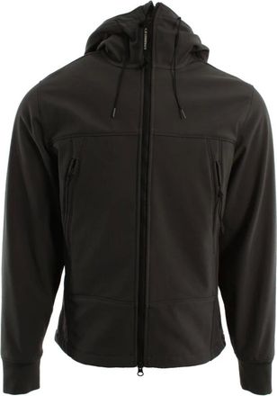 C.P. Company Light Jackets, male, Gray, Size: S Shell-R Hooded Jacket