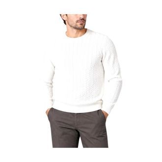 HUGO BOSS Simond Pullover - Knitwear - Hombre - Blanco - XL