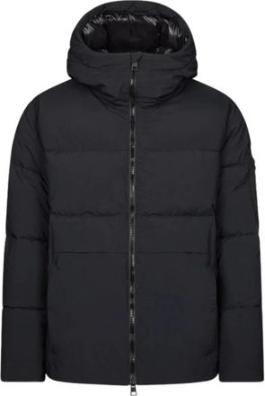 Dondup Reguliere Popeline en Nylon Pufferjas - Heren - Winterjassen - Zwart - M - Nylon - Jassen