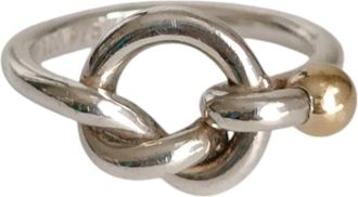 Tiffany & Co. Yellow Gold (18K) Silver 925 Band Ring (Pre-Owned)