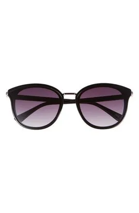 Vince Camuto 137mm Round Sunglasses in Black at Nordstrom Rack