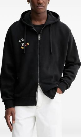 Desigual Felpa Mickey Mouse con zip - Nero