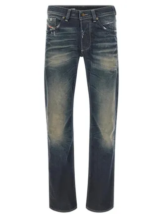 Diesel Dark Blue Distressed Jeans