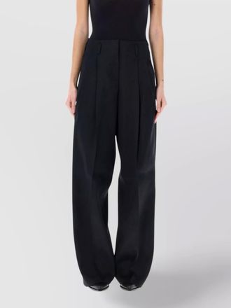 Golden Goose flavia wool wide leg trousers