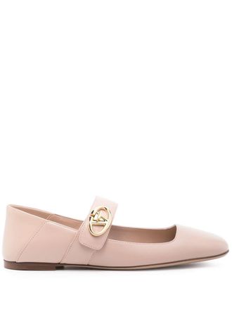 Valentino Garavani Mary Janes VLogo Locker - Rosa