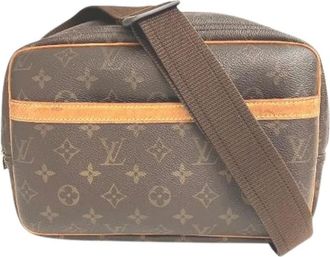 Louis Vuitton Pre-owned Cross Body Bags, female, Brown, Size: ONE SIZE Pre-owned Canvas Cross Body Bag