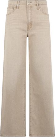 Mother Wijde jeans van katoen - Dames - Loose Fit Jeans - Beige - W26 - Katoen - Jeans