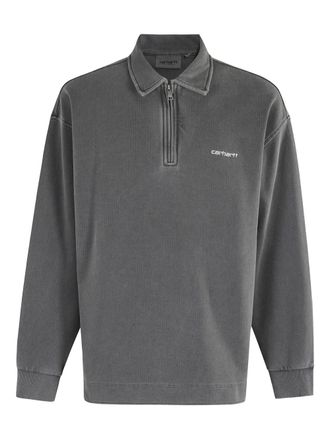 Carhartt Work in Progress polo-neck half-zip sweatshirt - Grey