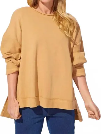 Habitat Terry Rolled Neck Tunic In Honey