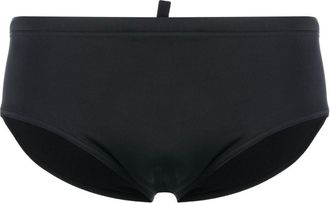 Dsquared2 Icon-print swimming trunks - men - Elastane/Polyamide - 44 - Black