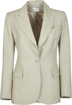 P.A.R.O.S.H. Stijlvolle Jassen voor Mannen en Vrouwen - Dames - Blazers - Grijs - XS - Jassen