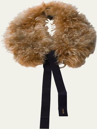 Prada Mongolia Shearling Collar