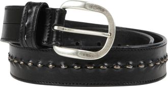 Golden Goose Cintura Riem - Dames - Riemen - Zwart - 75 CM - Leer - Accessoires