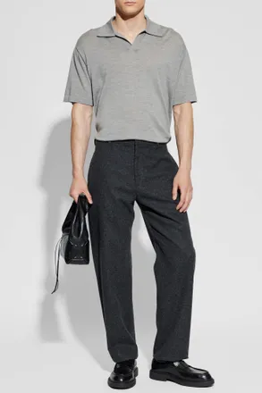 Frame Denim Polo, Mens, Grey