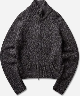 Our Legacy Women s Flight Zip Cardigan Stately Low Twist Merino