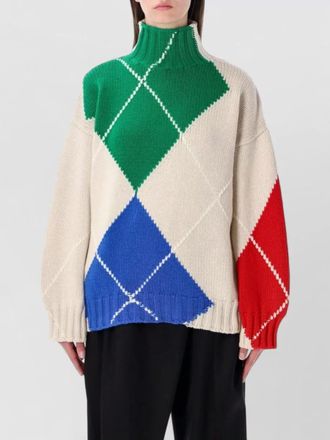 J.W.Anderson wool oversized argyle turtleneck jumper