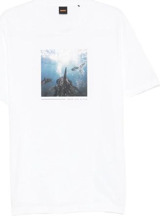 HUGO BOSS Print-detail T-shirt