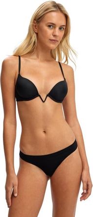 Cotton On Womens V Wire Lightly Lined Bra in Black at Nordstrom, Size 32C