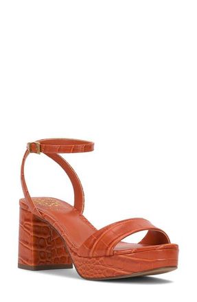 Vince Camuto Pendreya Platform Sandal in Sunset at Nordstrom, Size 8.5