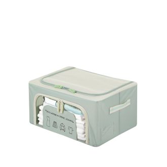 KASANOVA Scatola armadio 40x20x30 cm doppia cerniera e scritta verde