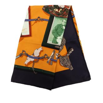 Herm&egrave;s Pre-owned Hermes Memoire d Hermes Silk Scarf 90 Ladies 4FXAICKW6BL3OU2L